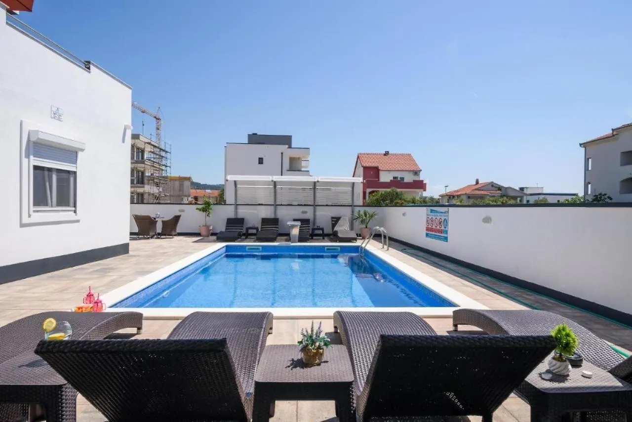 Apartment In Okrug Gornji With Sea View, Terrace, Air Conditioning, Wifi 5134-4 Trogir