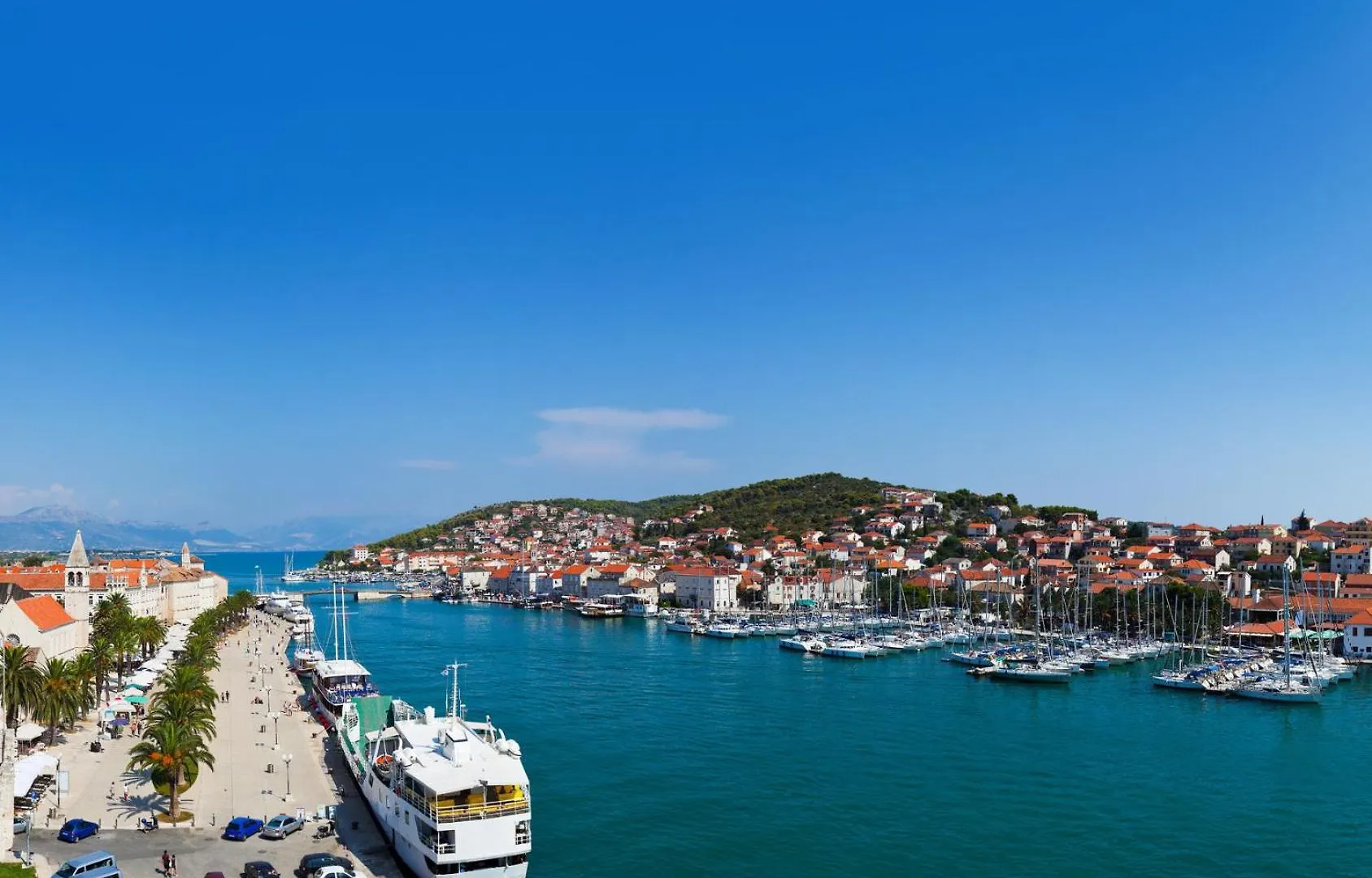 Apartment In Okrug Gornji With Sea View, Terrace, Air Conditioning, Wifi 5134-4 Trogir Croatia