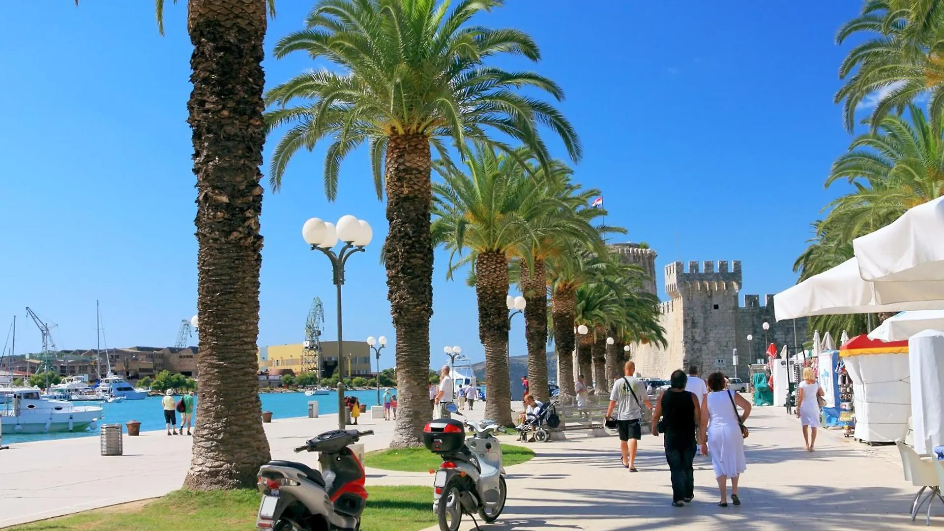 Apartment In Okrug Gornji With Sea View, Terrace, Air Conditioning, Wifi 5134-4 Trogir